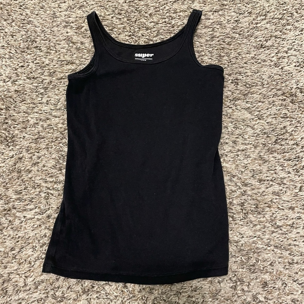 Basic Black Tank Top